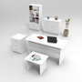 Hanah Home Vo14-W Conjunto de Muebles de Oficina Blanco